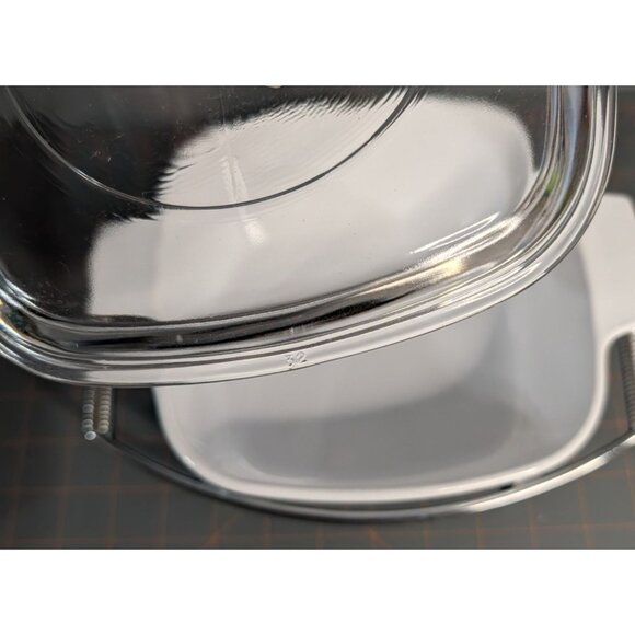 CorningWare Blue Cornflower 1.5L Casserole Dish Lid & Metal Stand A-1 1/2-B lid - Picture 7 of 16